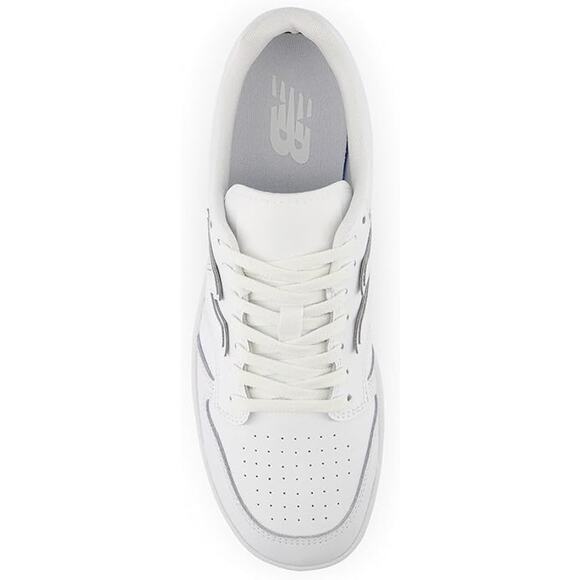NWT New Balance Unisex BB480 V1 Sneaker White Triple White Mens 12/Womens 13.5 main image 6